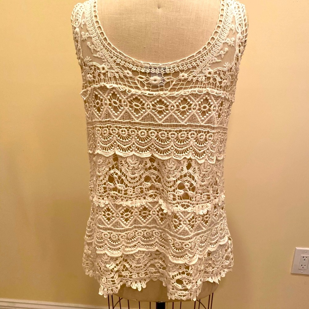 Lace top.